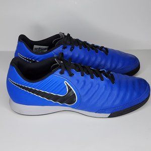 Nike Tiempo Lunar Legend 7 Pro IC Racer Blue Soccer Men's Size 10.5 AW7244-400